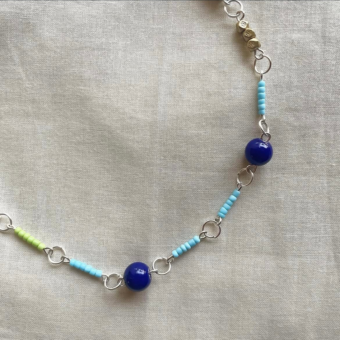 Multicoloured beaded necklace ✨