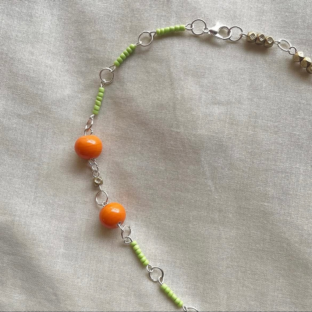 Multicoloured beaded necklace ✨
