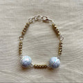Shiny crackled beaded bracelet ✨