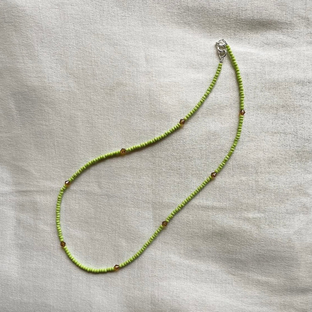 Fern beaded necklace ✨