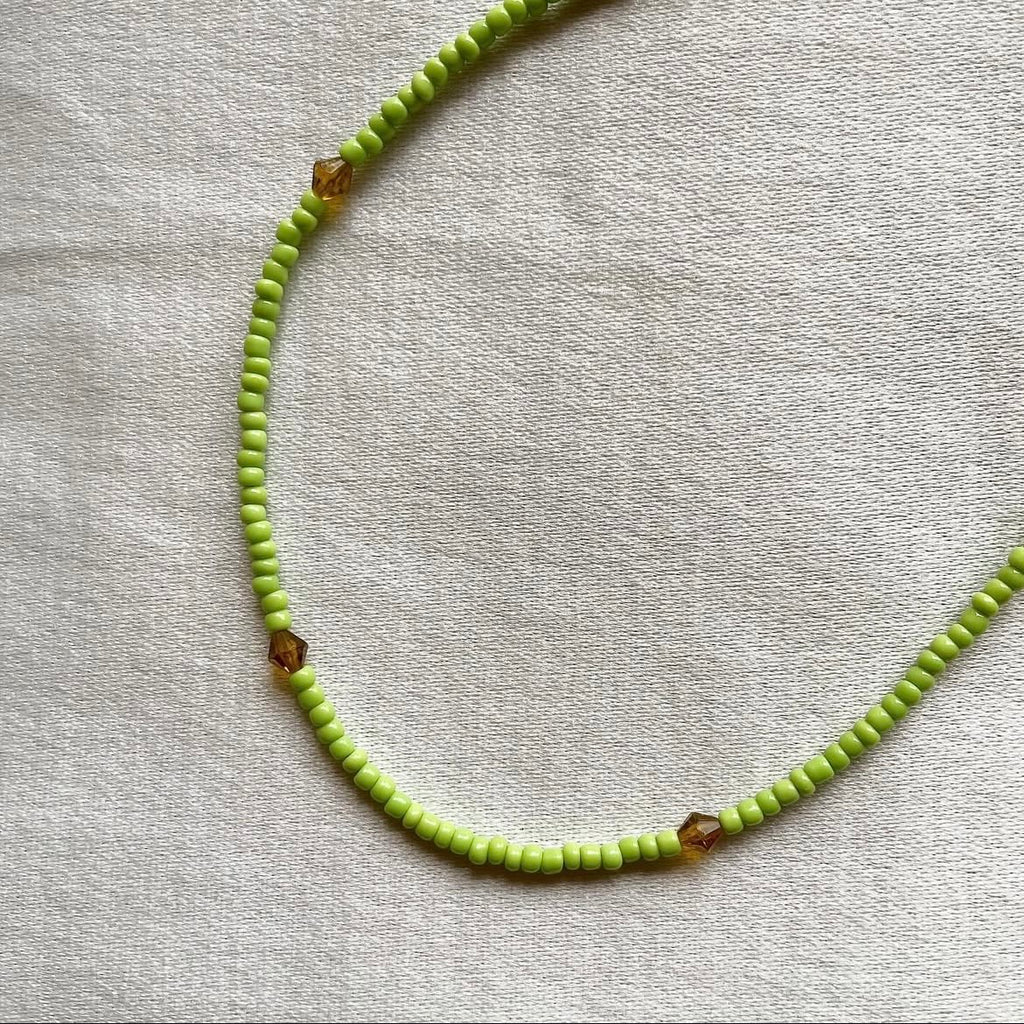 Fern beaded necklace ✨