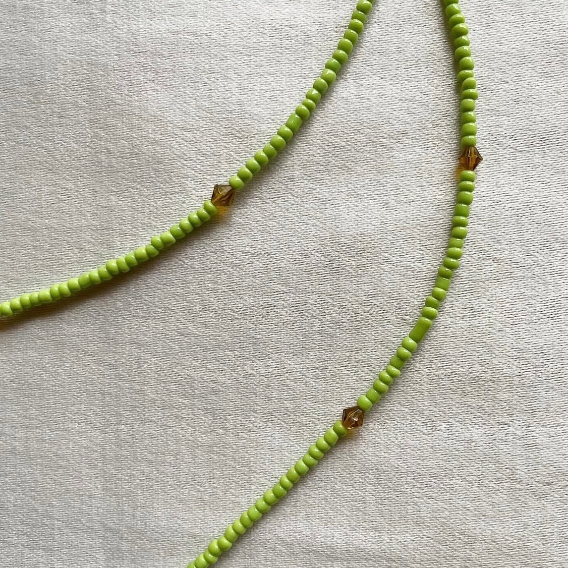 Fern beaded necklace ✨
