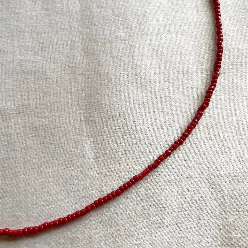 Cherry beaded necklace ✨