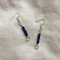 Midnight blue earrings ✨