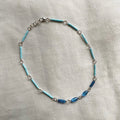 Blue tones beaded necklace ✨