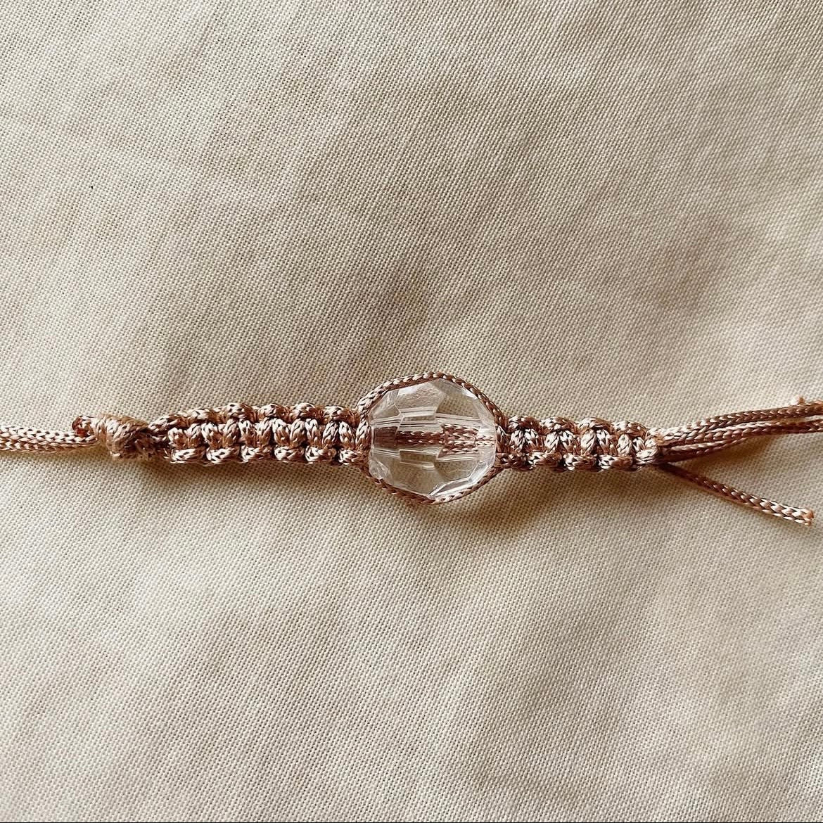 Transparent bead phone/bag charm ✨