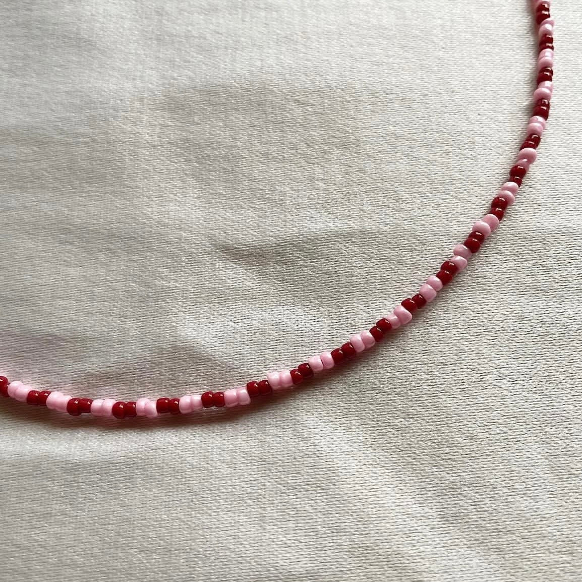 Strawberry 🍓 beaded necklace ✨