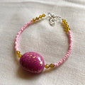 Big bean beaded bracelet ✨