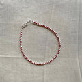 Candy cane beaded anklet ✨