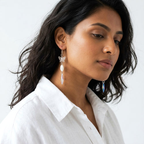 Butterfly longline earrings ✨