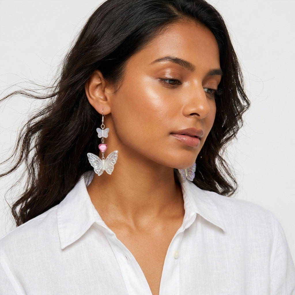 Double butterfly earrings ✨