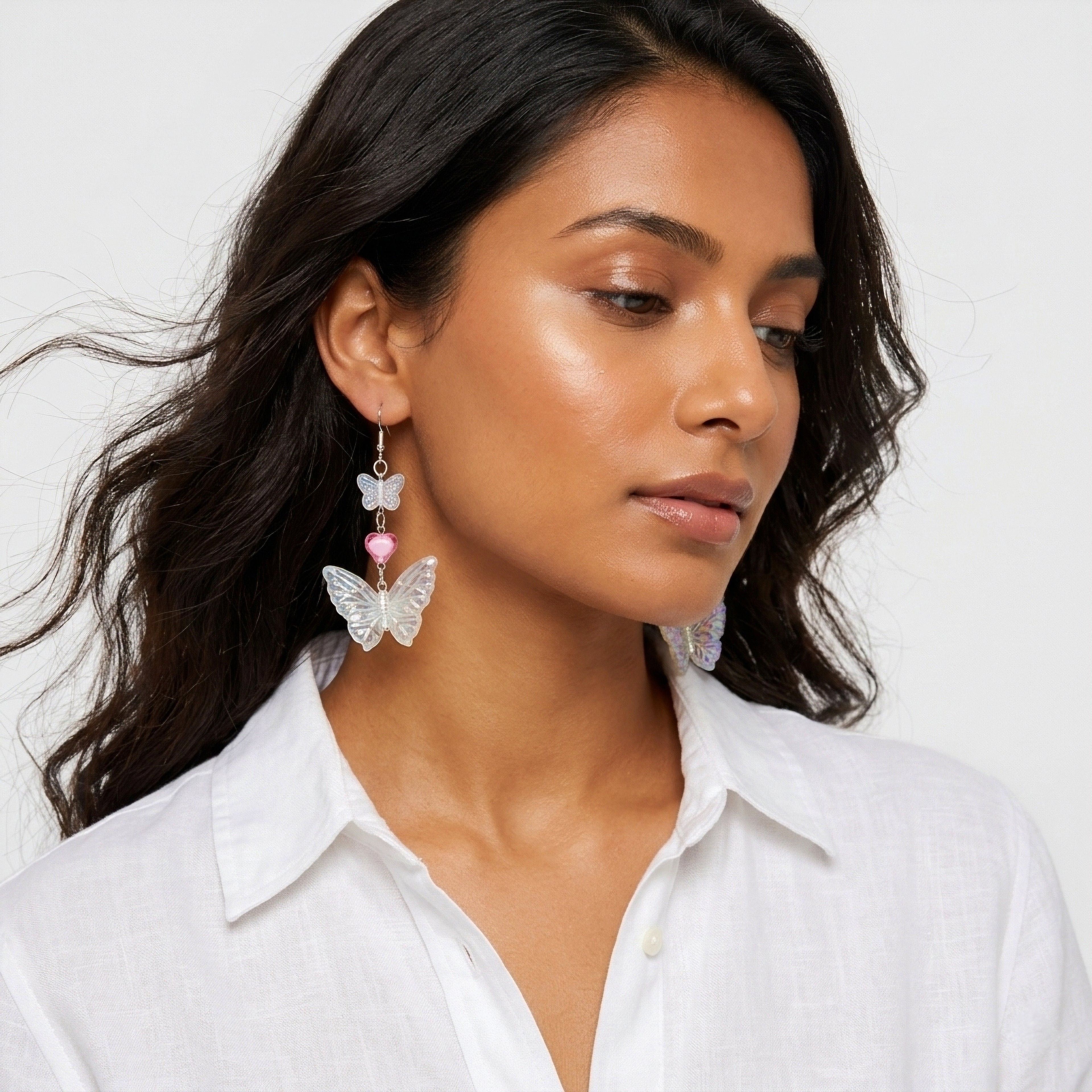 Double butterfly earrings ✨