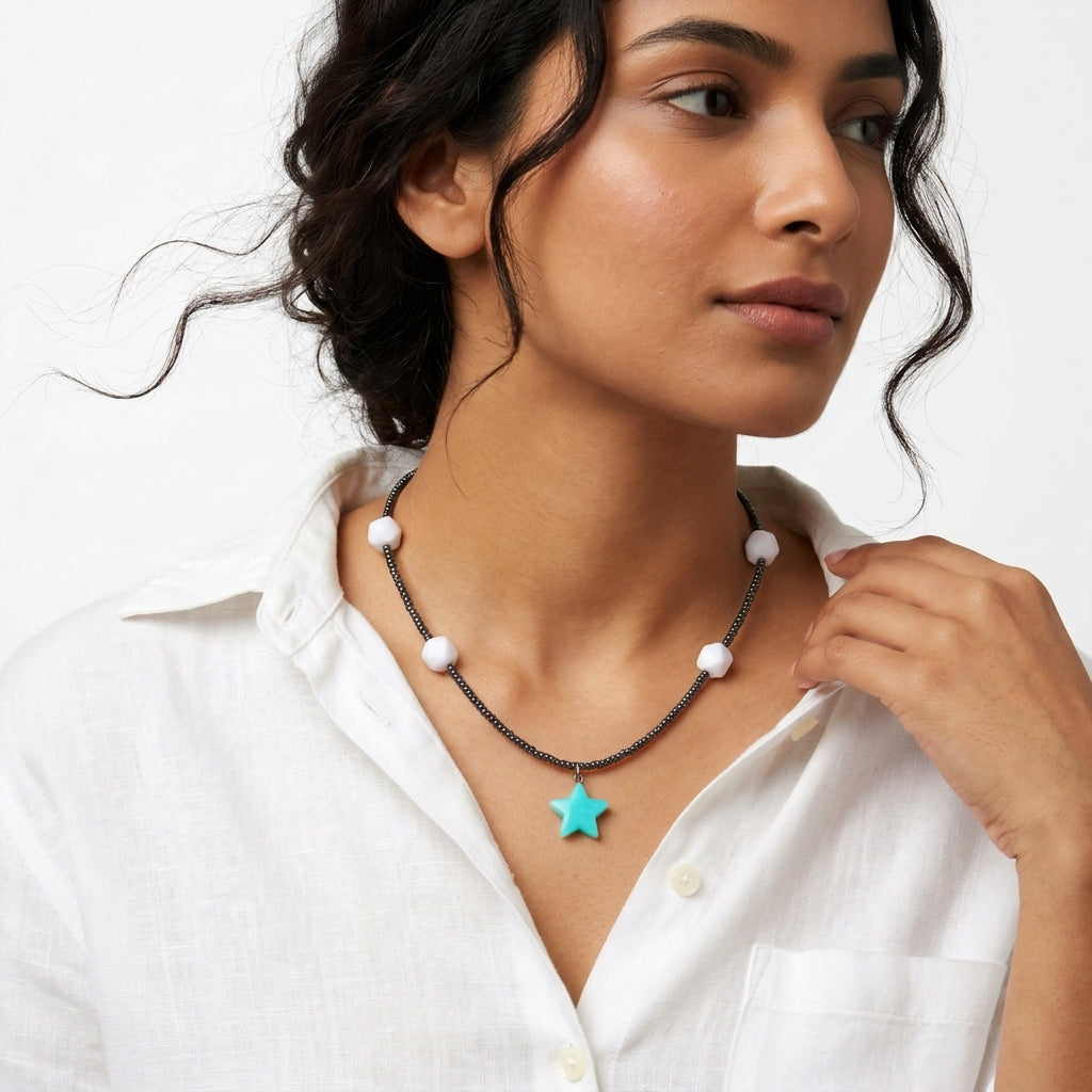 Cute star pendant necklace ✨