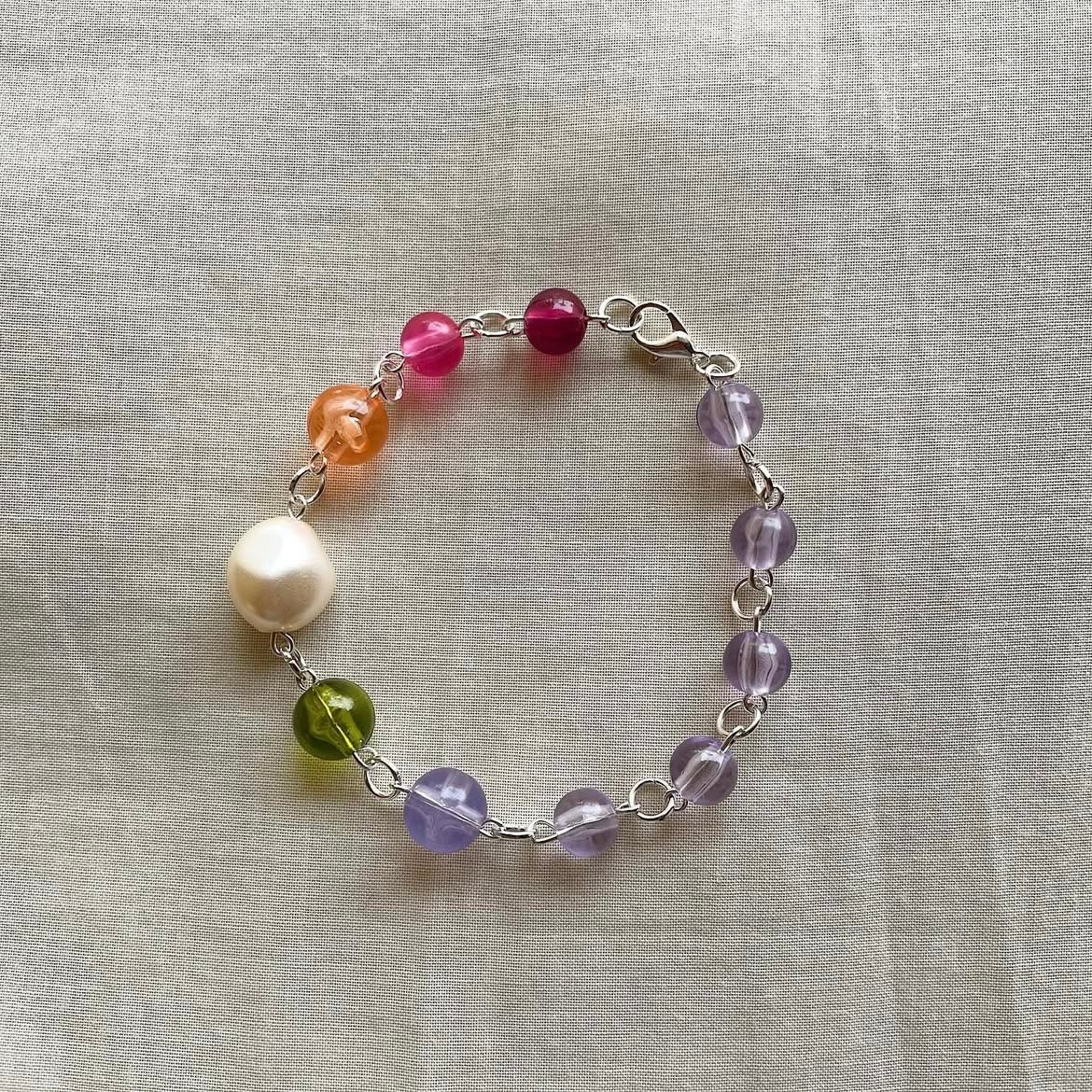Multicoloured beaded bracelet ✨